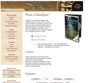 Tablet Screenshot of dunjinni.com